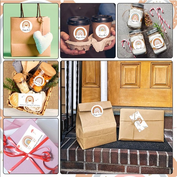 620Pcs Thank You Cards 120Pcs 1.5’’ Sticker 500Pcs - Picture 5 of 5